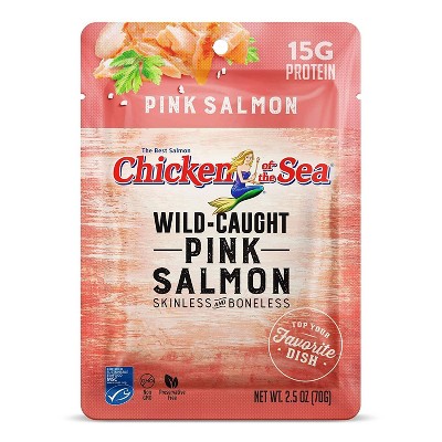 $1.49 price on Chicken of the Sea pink salmon - 2.5oz