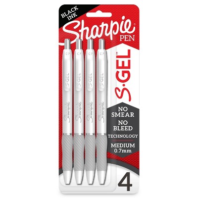 20% off Sharpie 4pk gel pens black ink 0.7mm medium tip