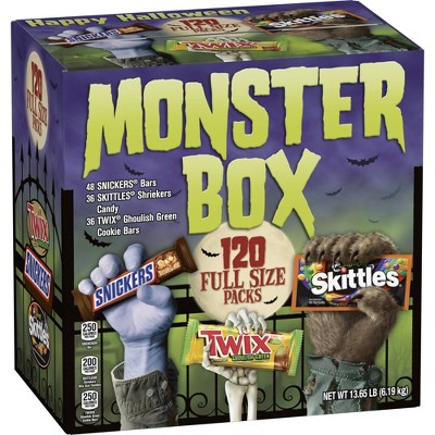 $99.99 price on Halloween candy Monster Box