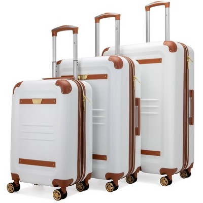 10% off 3-pc. 19V69 ITALIA vintage expandable hardside checked luggage set