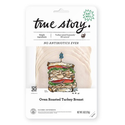 Buy 1, get 1 25% off True Story oven roasted turkey - 6oz