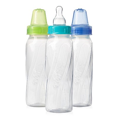 15% off 8-oz. 3-pk. Evenflo feeding classic clear plastic baby bottles