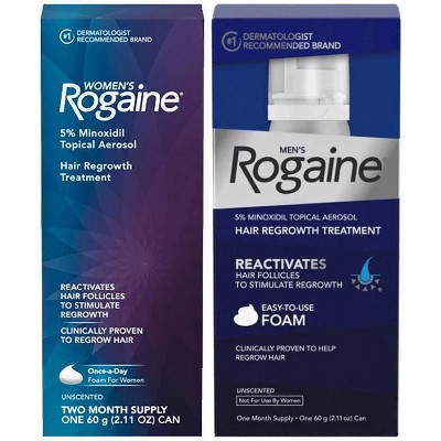 Save $10.00 on any ONE (1) Women’s or Men’s ROGAINE® Single Pack Product (1 or 2 Month Supply)