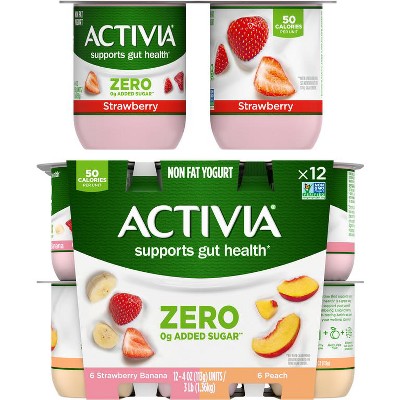 $1.00 OFF Off ONE (1) Activia® Zero 0g Added Sugar* 4pk or 12pk *Not a low calorie food. See nutrition facts for total sugar content
