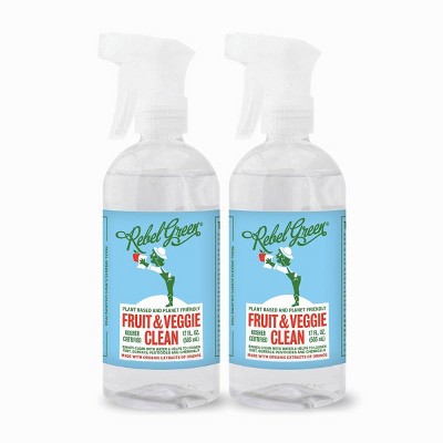 20% off 2-pk. 34-fl oz. Rebel Green fruit & veggie clean