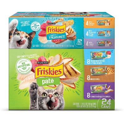 SAVE $1.00 on ONE (1) 12 ct or 24 ct package (5.5 oz cans) of Friskies® Wet Cat Food