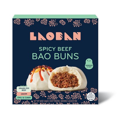 10% off 10-oz. Laoban Dumplings frozen bao buns beef & chicken