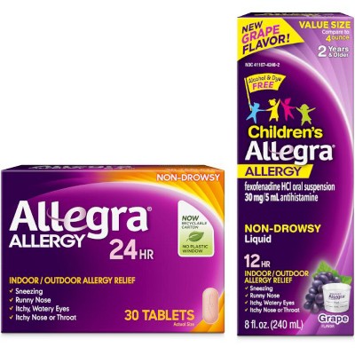 $5.00 OFF on ONE (1) Allegra® Allergy Product (Excluding 5ct, 8ct, 60ct Gelcap, 70-110ct Tablets)