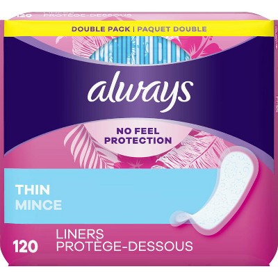 Save $1.50 ONE Always Daily Liners (48-120 ct) (excludes Always Pads, Always Radiant Liners, Always ZZZ and Always Discreet).