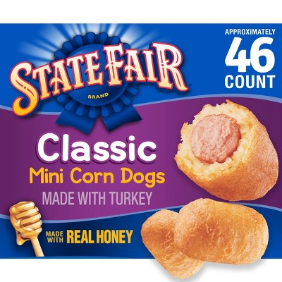 $9.99 price on State Fair frozen mini corn dogs - 30.36oz/46ct