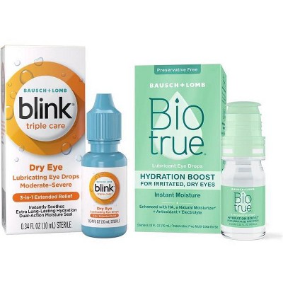 $2.50 OFF any ONE (1) Biotrue Hydration Boost 10 mL OR Blink Dry Eye or Contact Lens Drops (excludes Blink® Tears Preservative Free)