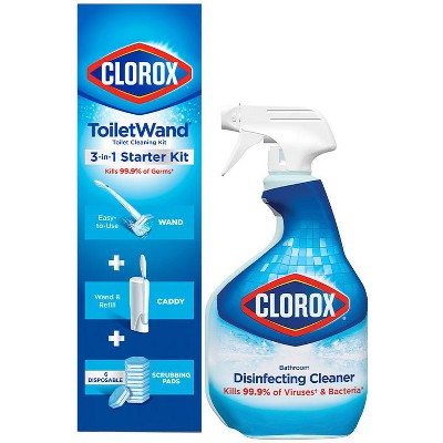 Save $1.00 on any ONE (1) Clorox® Bathroom Products (Excludes Clorox® Fraganzia®, Clorox® Mist, $1.25, trial size and travel size, tools, & textiles)