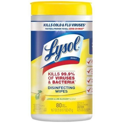 Save $1.00 on Any ONE (1) Lysol® Disinfecting Wipes (30 ct. or Higher)