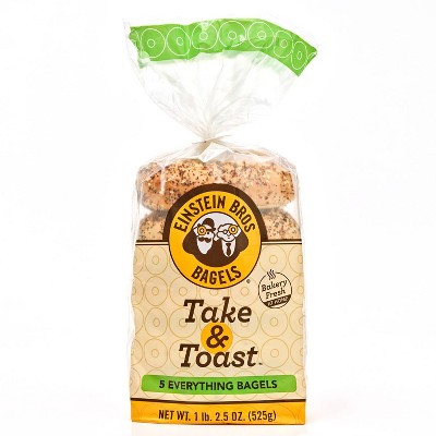 10% off 18.5-oz. 5-ct. Einstein Bros take & toast bagels