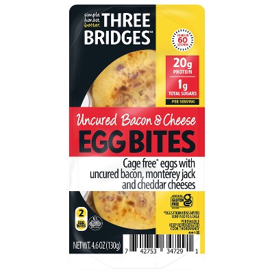 15% off 4.6-oz. Three Bridges gluten free egg bites