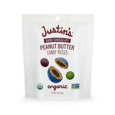 20% off 1.4 & 4.5-oz. Justin's dark chocolate peanut candy