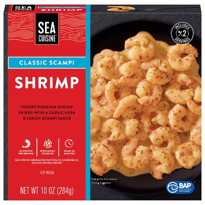 $5.99 price on 10-oz. Sea Cuisine Frozen Shrimp