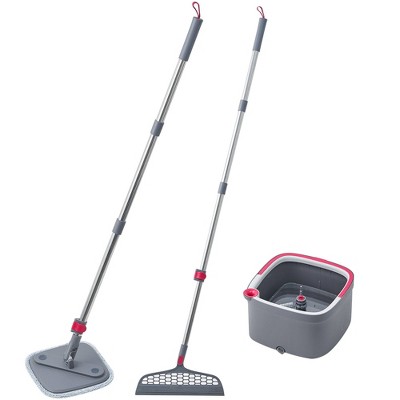 10% off True & Tidy trueclean spin mop & bucket system with silicone sweeper