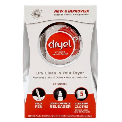 10% off 5-loads. Dryel at-home dry cleaner kit