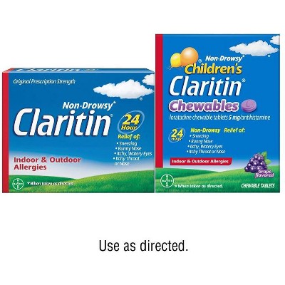 Save $5.00 on any ONE (1) Claritin® or Children's Claritin® 20ct-45ct or 4oz+ (Excl. Claritin-D® & Claritin® Cooling Honey Flavored Liquid)