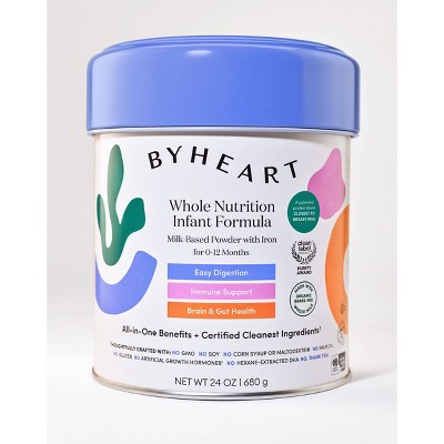 5% off  14-ct. 24-oz. ByHeart whole nutrition infant powder formula