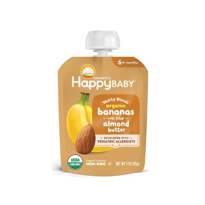 10% off 3-oz. HappyBaby nutty blends organic baby food pouch