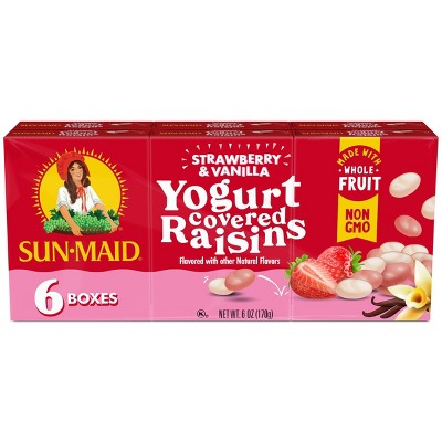 $2.49 price on Sun-Maid strawberry & vanilla yogurt covered raisins