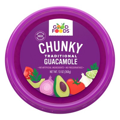 $5.99 price on Good Foods chunky traditional guacamole - 13oz