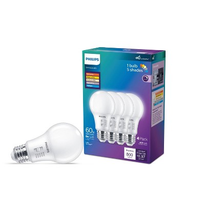 $4 off Philips LED multi-CCT dip switch 100W A19 2P & 60W A19 4P