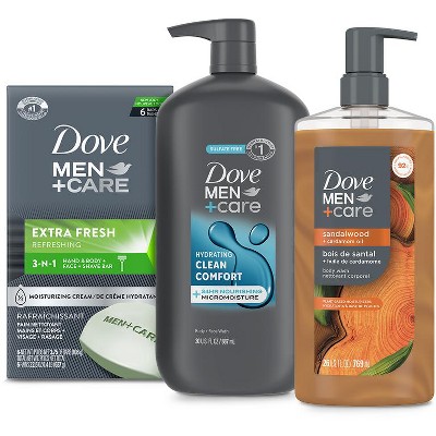 SAVE $2.00 on any ONE (1) Dove Men+Care Body Wash (18oz+), Bars (4ct+), or Body & Face Scrubs (9oz). Includes twin-packs; Excludes trial and travel sizes