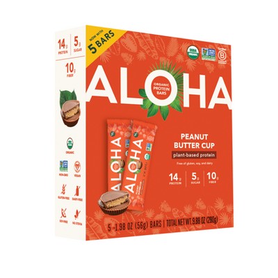 Buy 1, get 1 50% off select Aloha nutrition bars