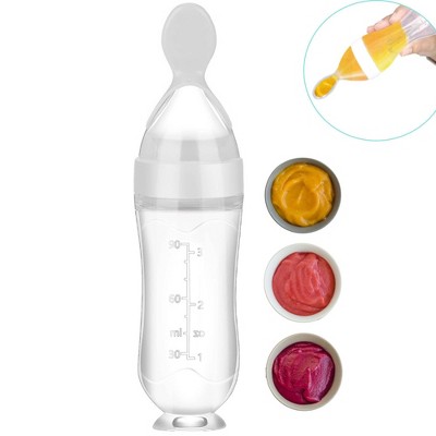 $1 off Lulyboo easy squeeze spoon feeder - clear