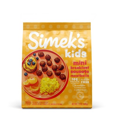 $5.49 price on select Simek's kids mini meatballs - frozen