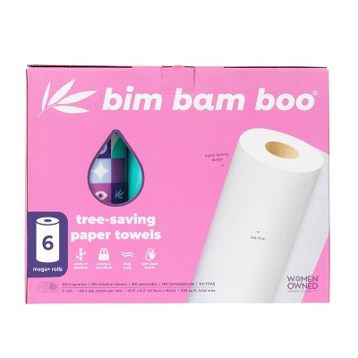 Buy 1, get 1 50% off Bim Bam Boo Bamboo Paper Towels - 6pk