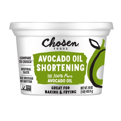 15% off Chosen Foods shortening oil - 16oz