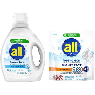 $1.50 OFF on any ONE (1) all free clear® Product (valid on any size; excluding trial/travel size)