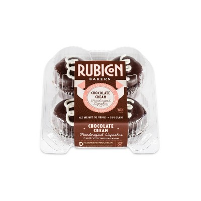 $0.50 off 4-ct. 10-oz. Rubicon chocolate cream & cinnamon churro filled cupcakes