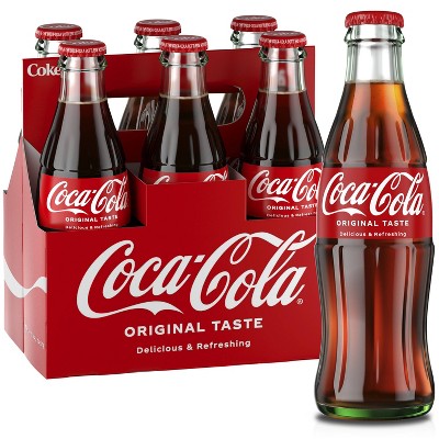 5% off 6-pk. Coca-Cola glass bottles