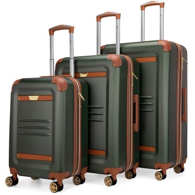 10% off 3-pc. 19V69 ITALIA vintage expandable hardside checked luggage set