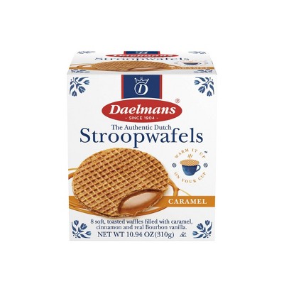 $4.49 price on 10.94-oz. Daelmans stroopwafels with caramel