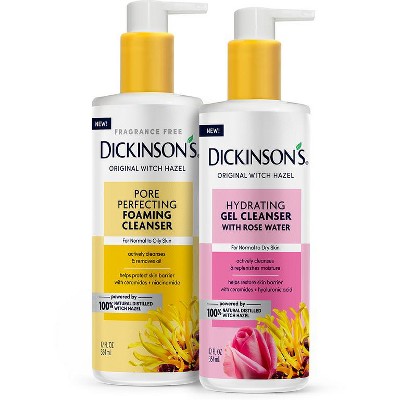 Save $5.00 Any ONE (1) NEW Dickinson’s Pore Perfecting Foaming Cleanser 12oz or Hydrating Gel Cleanser 12oz