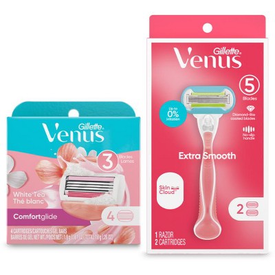 Save $3.00 ONE Venus Razor pack with 1-2ct cartridge refill included OR ONE Venus 1-4ct cartridge refill pack: 3-bladed (excludes disposable and Gillette products).