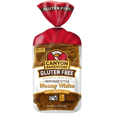 $7.49 price on Canyon Bakehouse gluten free heritage honey white bread - 24oz