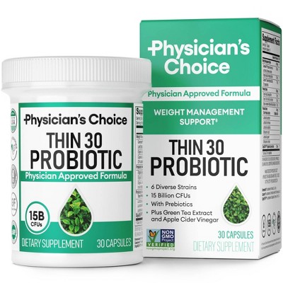 $1 off 30-ct. Physician's Choice thin 30 15 billion CFUs probiotic capsule