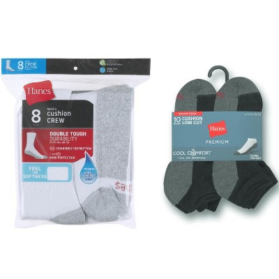 Save $1.50 on ONE (1) package of Hanes and Hanes Premium Men’s Socks (excluding Explorer)