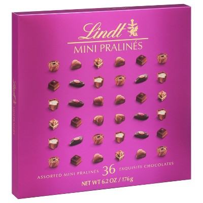 20% off 36-ct. 6.2-oz. Lindt mini pralines assorted chocolate candy gift box