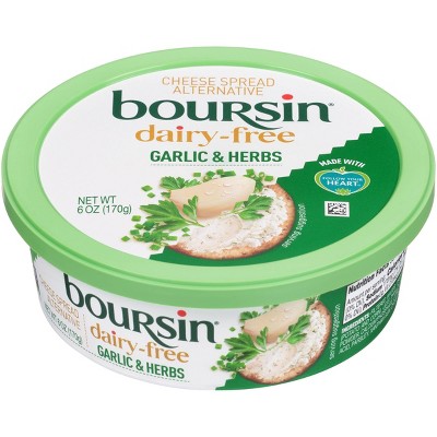 $1 off 6-oz. Boursin dairy-free cheese