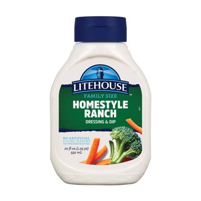 $0.50 off 20-fl oz. Litehouse squeeze blue cheese & homestyle ranch dressing