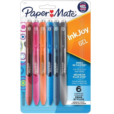 20% off Paper Mate Ink Joy 6pk gel pens 0.7mm medium tip bold colors