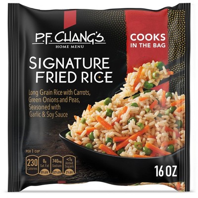 $3.69 price on P.F Chang's frozen signature fried rice steam bag - 16oz